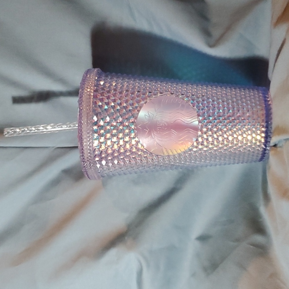 Starbucks Iridescent Tumbler with Straw